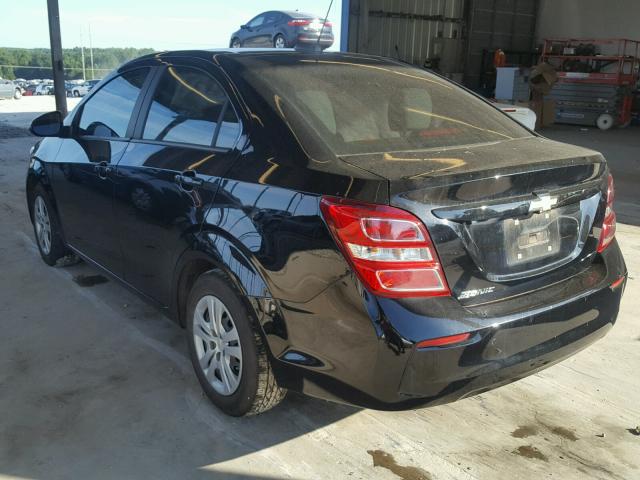 1G1JB5SH1H4177054 - 2017 CHEVROLET SONIC LS 黑色 照片 3