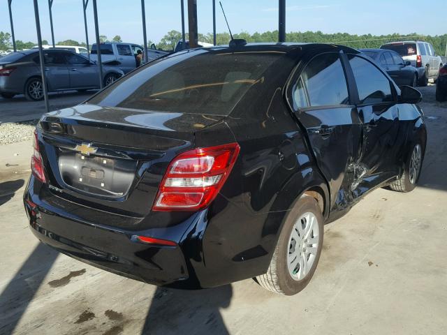 1G1JB5SH1H4177054 - 2017 CHEVROLET SONIC LS 黑色 照片 4