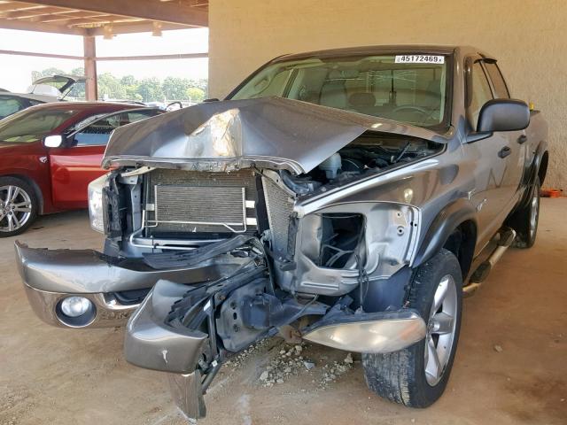 1D7HU18218J190146 - 2008 DODGE RAM 1500 S GRAY photo 2