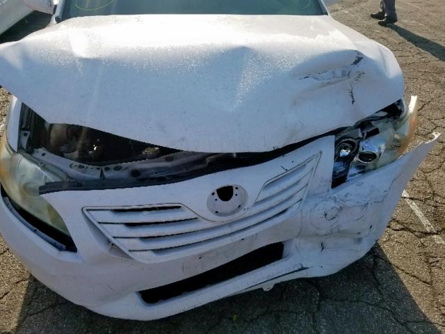 4T1BE46K47U708714 - 2007 TOYOTA CAMRY NEW SILVER photo 9