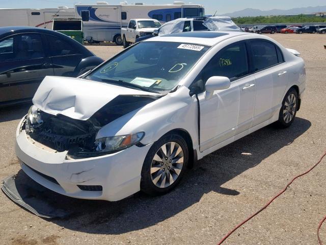 2HGFA16979H521343 - 2009 HONDA CIVIC EXL 白色 照片 2