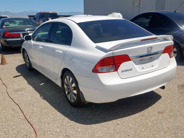 2HGFA16979H521343 - 2009 HONDA CIVIC EXL 白色 照片 3