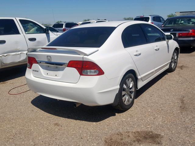 2HGFA16979H521343 - 2009 HONDA CIVIC EXL 白色 照片 4