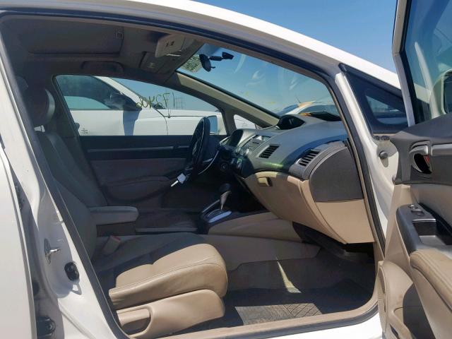 2HGFA16979H521343 - 2009 HONDA CIVIC EXL 白色 照片 5