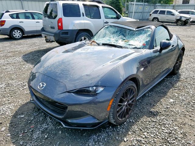 JM1NDAC77G0119411 - 2016 MAZDA MX-5 MIATA GRAY photo 2