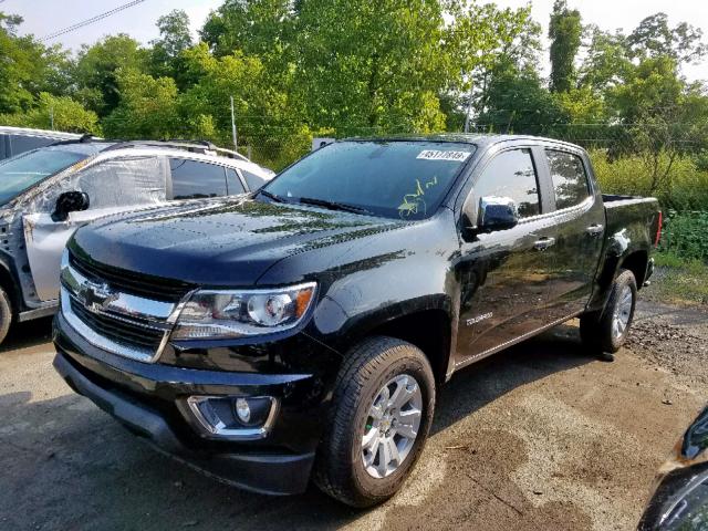 1GCGSCE11J1153848 - 2018 CHEVROLET COLORADO L BLACK photo 2