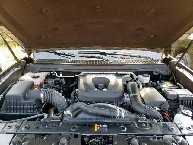 1GCGSCE11J1153848 - 2018 CHEVROLET COLORADO L BLACK photo 7