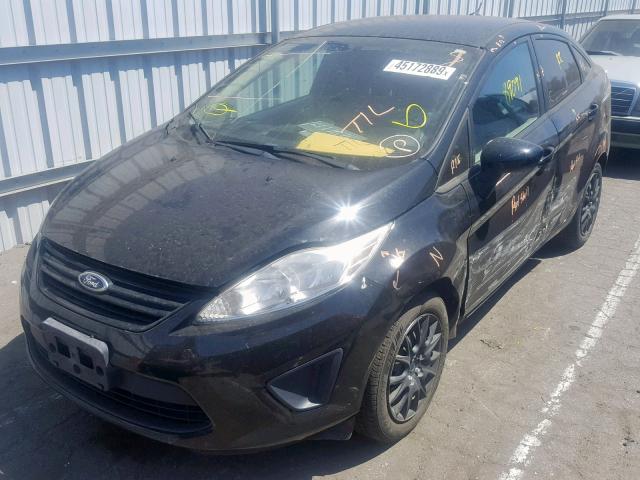 3FADP4AJXCM114171 - 2012 FORD FIESTA S BLACK photo 2