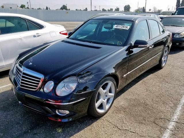 WDBUF56X29B426502 - 2009 MERCEDES-BENZ E 350 BLACK photo 2