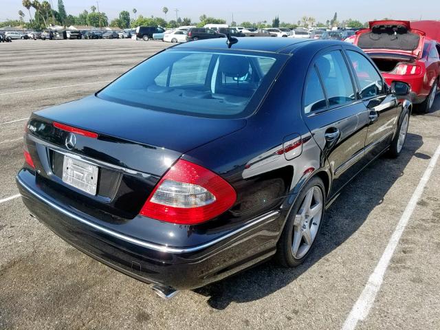 WDBUF56X29B426502 - 2009 MERCEDES-BENZ E 350 BLACK photo 4