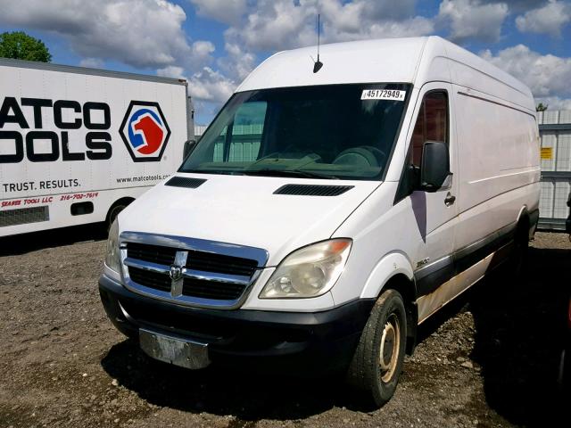 WD0PE845785308504 - 2008 DODGE SPRINTER 2 WHITE photo 2