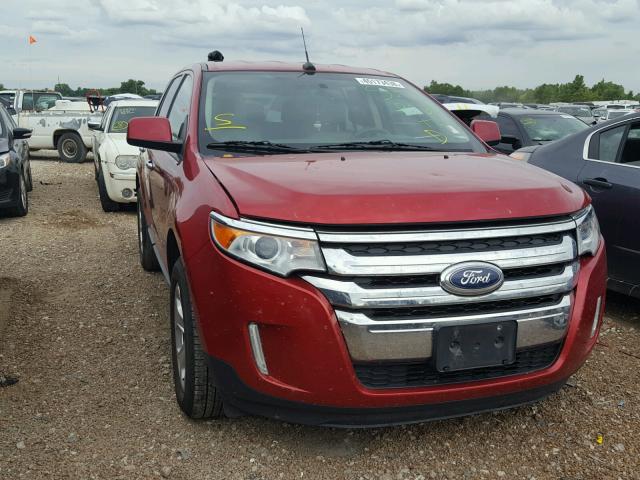 2FMDK3JC6BBA84327 - 2011 FORD EDGE SEL RED photo 1