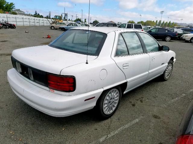 1G3NL52T4TM307511 - 1996 OLDSMOBILE ACHIEVA SL WHITE photo 4