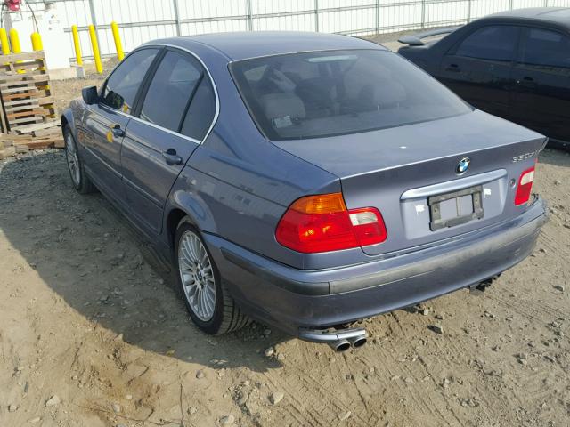 WBAAV53461JS97317 - 2001 BMW 330XI BLUE photo 3