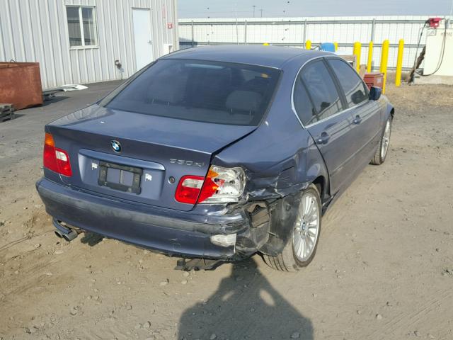 WBAAV53461JS97317 - 2001 BMW 330XI BLUE photo 4