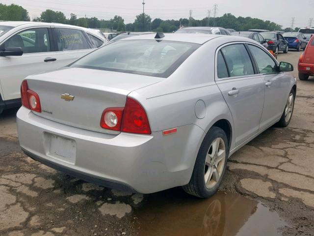 1G1ZA5EU0CF221797 - 2012 CHEVROLET MALIBU LS SILVER photo 4