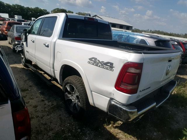 1C6SRFJT8KN609912 - 2019 RAM 1500 LARAM WHITE photo 3