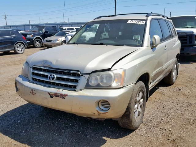 JTEGF21A220042345 - 2002 TOYOTA HIGHLANDER SILVER photo 2