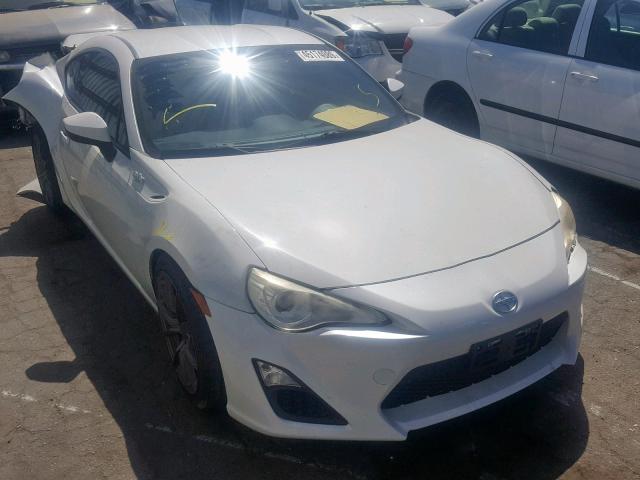 JF1ZNAA19D1727570 - 2013 TOYOTA SCION FR-S WHITE photo 1