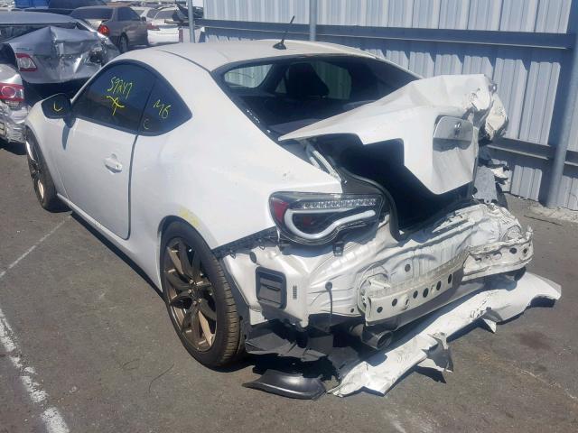 JF1ZNAA19D1727570 - 2013 TOYOTA SCION FR-S WHITE photo 3