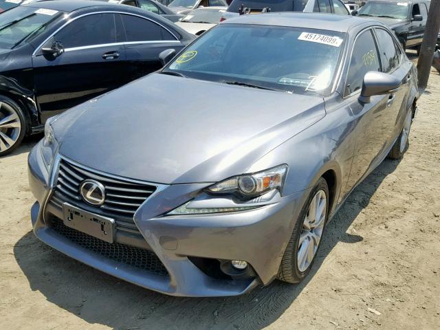 JTHBF1D21F5046827 - 2015 LEXUS IS 250 GRAY photo 2