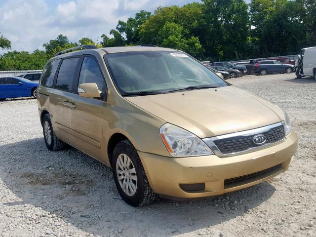 KNDMG4C76B6379244 - 2011 KIA SEDONA LX BROWN photo 1