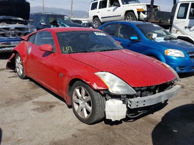 JN1AZ34EX3T009991 - 2003 NISSAN 350Z COUPE RED photo 1