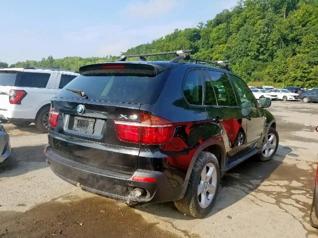 5UXFE43567L017497 - 2007 BMW X5 3.0I BLACK photo 4