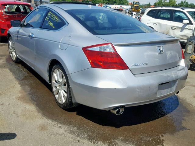 1HGCS22808A007771 - 2008 HONDA ACCORD EXL GRAY photo 3