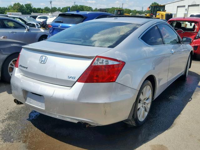 1HGCS22808A007771 - 2008 HONDA ACCORD EXL GRAY photo 4