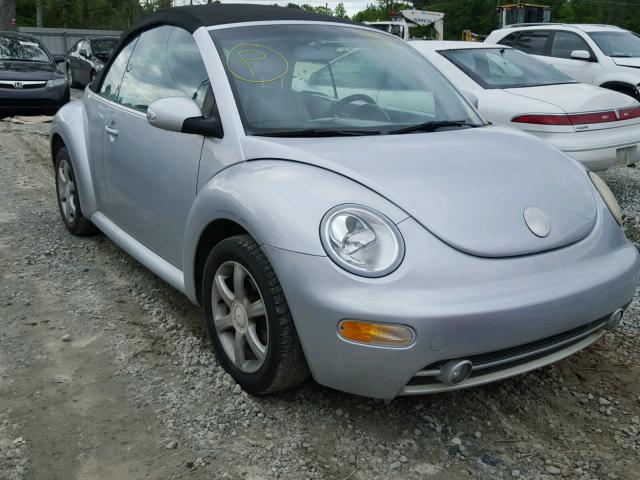 3VWCD31Y64M336761 - 2004 VOLKSWAGEN NEW BEETLE SILVER photo 1