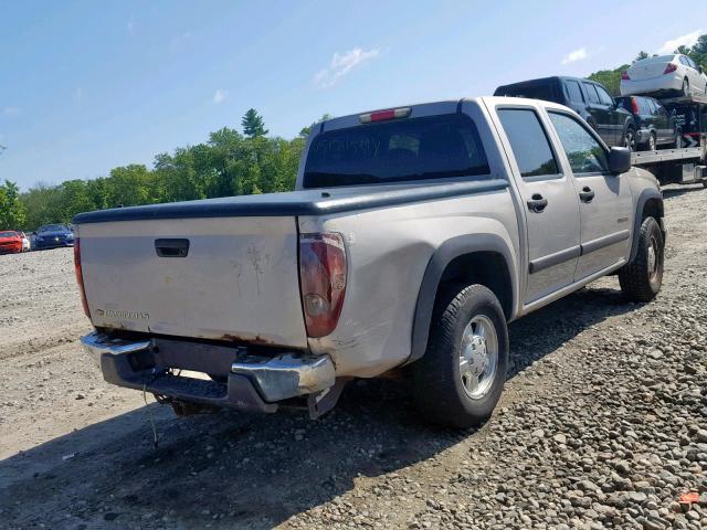 1GCDT136458180977 - 2005 CHEVROLET COLORADO TAN photo 4