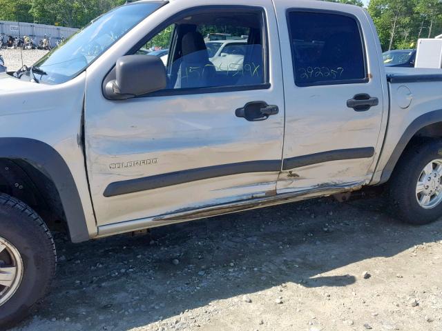 1GCDT136458180977 - 2005 CHEVROLET COLORADO TAN photo 9