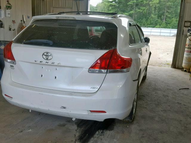 4T3BA3BB0BU027347 - 2011 TOYOTA VENZA WHITE photo 4