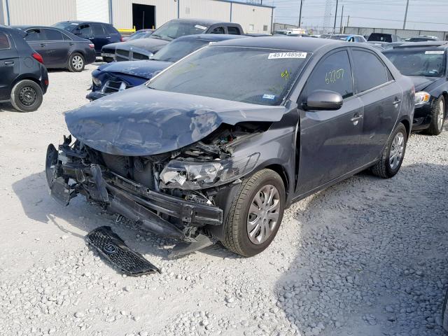 KNAFU4A27C5555733 - 2012 KIA FORTE EX CHARCOAL photo 2