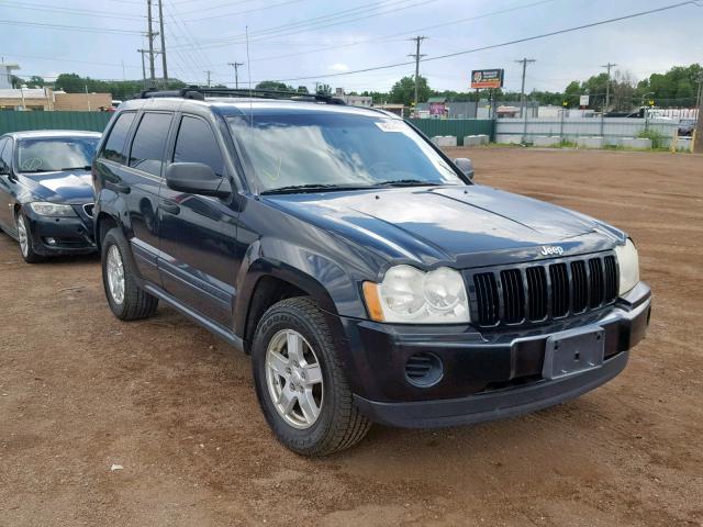 1J4GR48K75C560454 - 2005 JEEP GRAND CHER BLACK photo 1