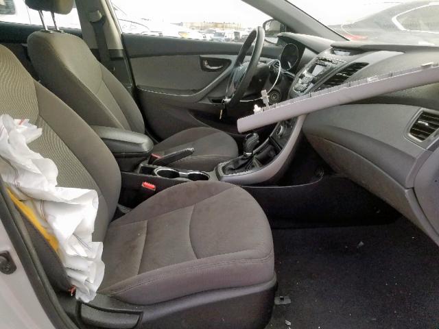 5NPDH4AE1FH549620 - 2015 HYUNDAI ELANTRA SE SILVER photo 5