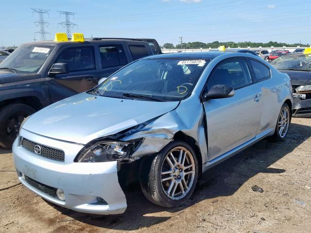 JTKDE177460106898 - 2006 TOYOTA SCION TC ლურჯი ფოტო 2