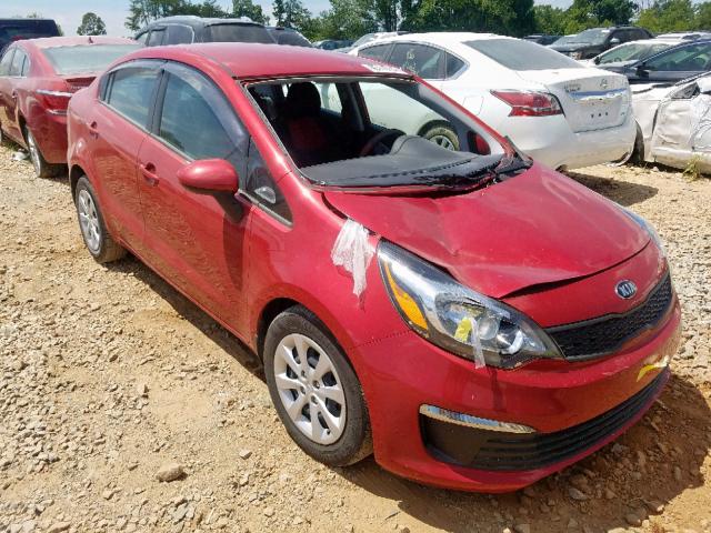 KNADM4A39H6118690 - 2017 KIA RIO LX RED photo 1