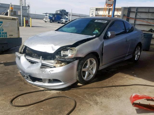 JH4DC53015S016686 - 2005 ACURA RSX TYPE-S SILVER photo 2