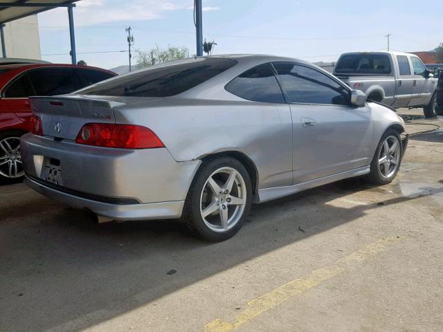 JH4DC53015S016686 - 2005 ACURA RSX TYPE-S SILVER photo 4