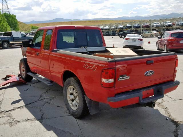 1FTLR4FE5BPA22227 - 2011 FORD RANGER SUP RED photo 3