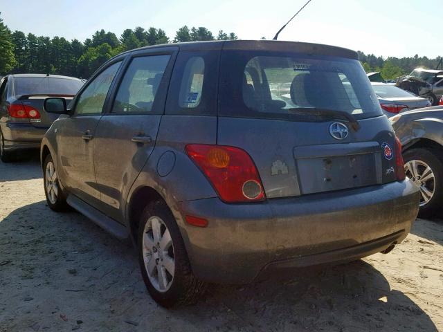 JTKKT624740049889 - 2004 TOYOTA SCION XA GRAY photo 3