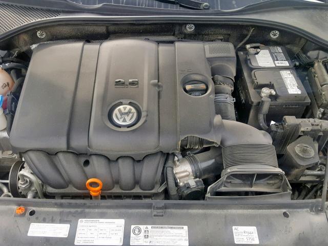 1VWBH7A35CC018383 - 2012 VOLKSWAGEN PASSAT SE BLACK photo 7