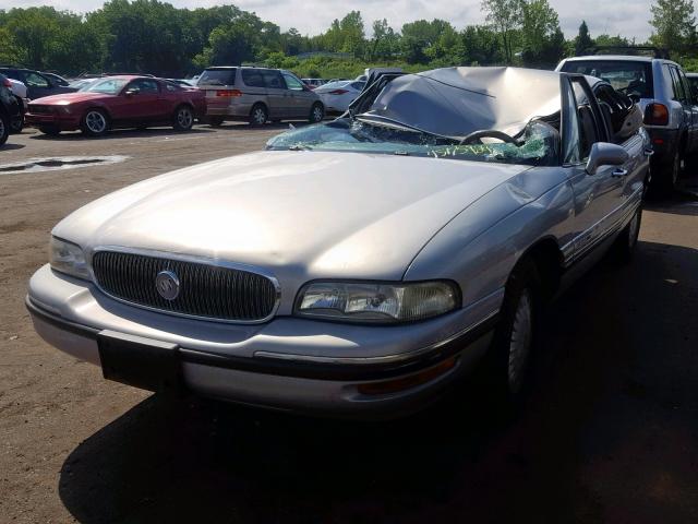 1G4HP52K2VH620413 - 1997 BUICK LESABRE CU SILVER photo 2