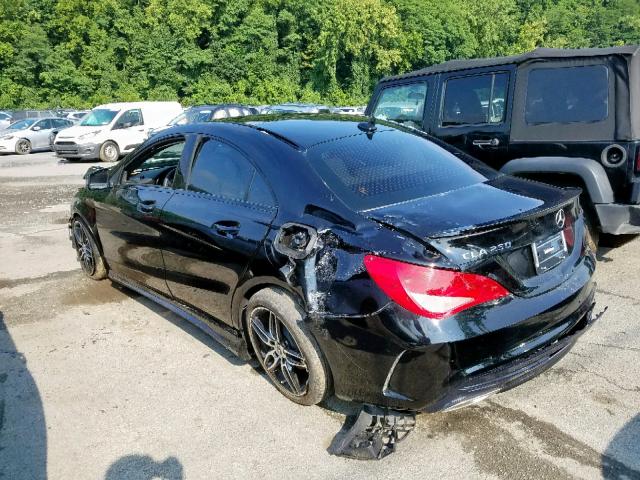 WDDSJ4EB5JN600028 - 2018 MERCEDES-BENZ CLA 250 BLACK photo 3