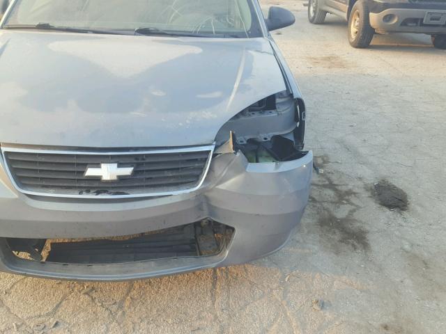 1G1ZS58F78F115249 - 2008 CHEVROLET MALIBU LS SILVER photo 9