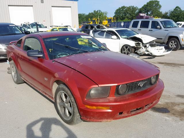 1ZVHT82H785136293 - 2008 FORD MUSTANG GT RED photo 1