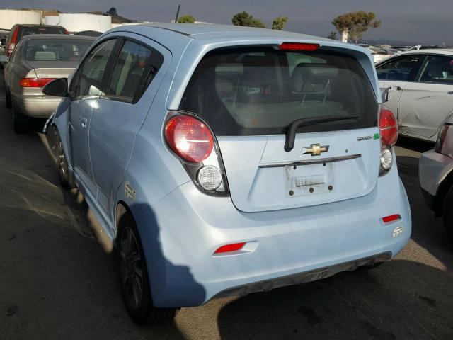 KL8CL6S00FC818994 - 2015 CHEVROLET SPARK EV 2 BLUE photo 3