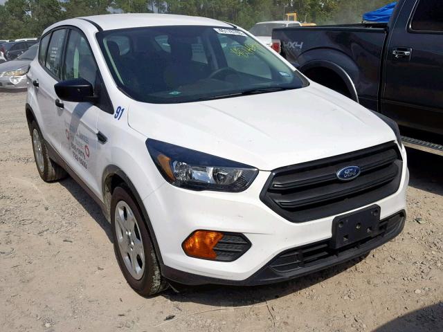 1FMCU0F78JUD38631 - 2018 FORD ESCAPE S WHITE photo 1